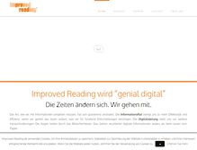 Tablet Screenshot of improved-reading.de